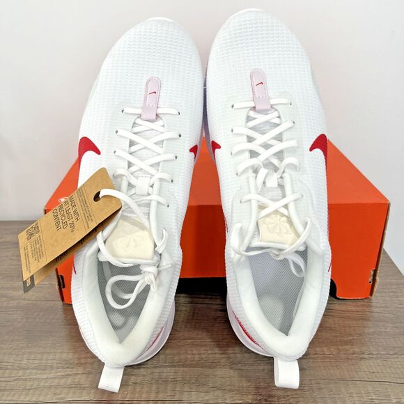 Size 11.5 – Nike Flex Experience Run 12 White/University Red DV0740-102 - Picture 4 of 10